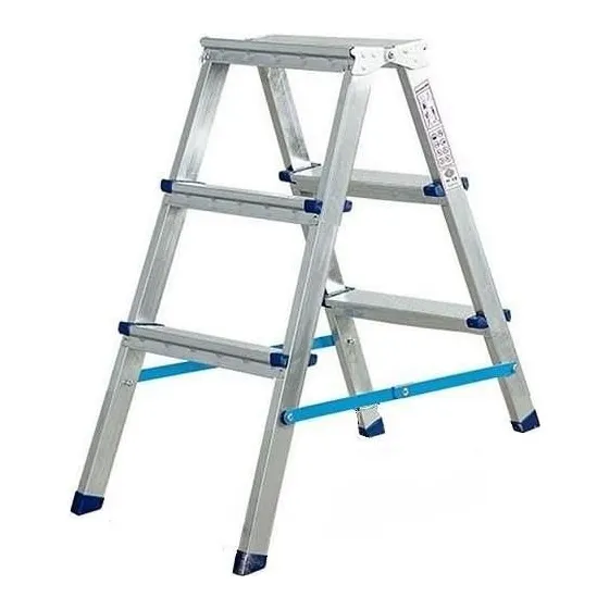 Alüminyum Çift Basamaklı  Merdiven 3+3