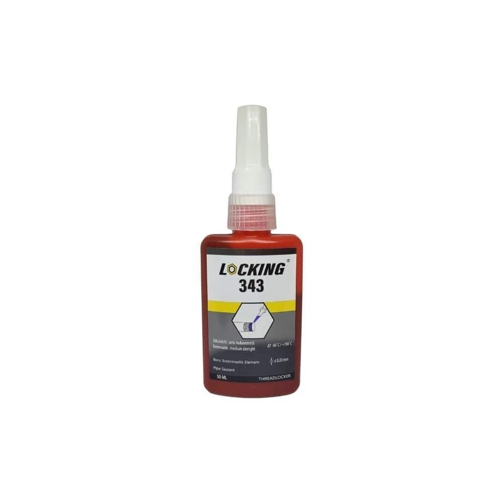 LOCKING 343 Orta Kuvvet Cıvata Sabitleyici – 50ml